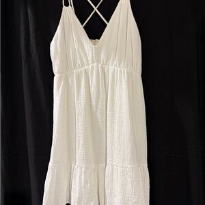 Altar'd State White Midi Dress